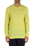 LIME | Maglia in misto lana merino e alpaca con ricamo logo