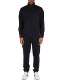 BLU SCURO | Tuta in misto modal composta da felpa con zip e pantaloni BLU SCURO | Tuta in misto modal composta da felpa con zip e pantaloni