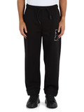 NERO | RICHMOND X: Pantaloni sportivi in misto cotone felpato NERO | RICHMOND X: Pantaloni sportivi in misto cotone felpato