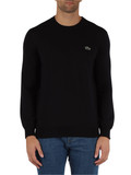 NERO | Maglia girocollo regular fit in misto lana NERO | Maglia girocollo regular fit in misto lana