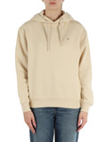 BEIGE | Felpa in misto cotone con cappuccio e ricamo logo BEIGE | Felpa in misto cotone con cappuccio e ricamo logo