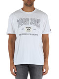 BIANCO | T-shirt in cotone con stampa logo frontale BIANCO | T-shirt in cotone con stampa logo frontale