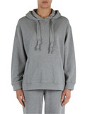 GRIGIO | Felpa in cotone garzato con cappuccio GRIGIO | Felpa in cotone garzato con cappuccio