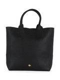 NERO | Borsa effetto martellato con maxi pochette interna NERO | Borsa effetto martellato con maxi pochette interna