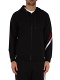 NERO | Felpa in cotone con zip e cappuccio NERO | Felpa in cotone con zip e cappuccio
