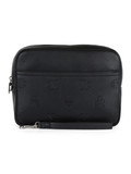 NERO | Pochette in ecopelle con logo impresso NERO | Pochette in ecopelle con logo impresso