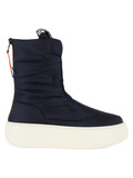 BLU SCURO | Stivaletto sneakers trapuntato in tessuto tecnico BLU SCURO | Stivaletto sneakers trapuntato in tessuto tecnico