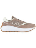 BEIGE | Sneakers training in pelle e tessuto con stampa logo BEIGE | Sneakers training in pelle e tessuto con stampa logo
