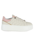 ROSA | Sneakers in pelle ed ecopelle J-001 con placca logo rimovibile ROSA | Sneakers in pelle ed ecopelle J-001 con placca logo rimovibile