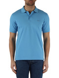 AZZURRO | Polo in cotone piquet con ricamo logo frontale AZZURRO | Polo in cotone piquet con ricamo logo frontale