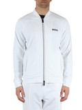 BIANCO | BOSS X MATTEO BERRETTINI: Felpa in gabardina stretch con zip BIANCO | BOSS X MATTEO BERRETTINI: Felpa in gabardina stretch con zip
