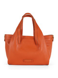 ARANCIONE | Borsa a mano in pelle martellata GIULIA Small ARANCIONE | Borsa a mano in pelle martellata GIULIA Small