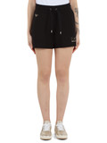 NERO | Pantaloncini in misto viscosa con logo frontale NERO | Pantaloncini in misto viscosa con logo frontale