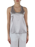 GRIGIO | Top in seta stretch