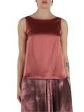TERRACOTTA | Top SHINY CADY in viscosa TERRACOTTA | Top SHINY CADY in viscosa