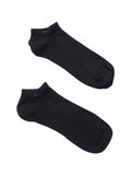 BLU SCURO | Il set comprende due paia di calzini con scritta logo jacquard BLU SCURO | Il set comprende due paia di calzini con scritta logo jacquard
