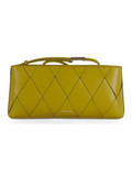 VERDE | Borsa a spalla in ecopelle intrecciata con scritta logo VERDE | Borsa a spalla in ecopelle intrecciata con scritta logo