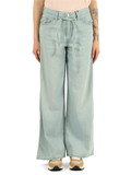 CELESTE | Pantalone jeans leggero cinque tasche XL Straight