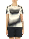 BIANCO | T-shirt slim fit in cotone con ricamo logo BIANCO | T-shirt slim fit in cotone con ricamo logo