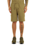 VERDE | BODYWEAR: Pantaloncino sportivo WE ACT in cotone felpato VERDE | BODYWEAR: Pantaloncino sportivo WE ACT in cotone felpato