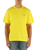 GIALLO | T-shirt Classic Fit in cotone con patch logo GIALLO | T-shirt Classic Fit in cotone con patch logo
