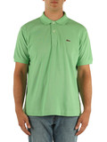VERDE CHIARO | Polo Classic Fit in cotone piquet con patch logo VERDE CHIARO | Polo Classic Fit in cotone piquet con patch logo