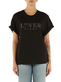 NERO | T-shirt in cotone TORCETTI con ricamo logo frontale NERO | T-shirt in cotone TORCETTI con ricamo logo frontale