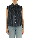 BLU | Camicia smanicata in cotone BLU | Camicia smanicata in cotone