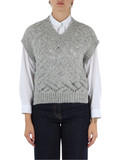 GRIGIO | Gilet in misto alpaca e lana vergine GRIGIO | Gilet in misto alpaca e lana vergine