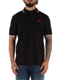NERO | Polo slim fit in cotone piquet
