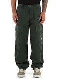 VERDE SCURO | Pantalone cargo in cotone MICROREPS VERDE SCURO | Pantalone cargo in cotone MICROREPS