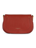 ROSSO SCURO | Borsa a mano in pelle martellata OLGA