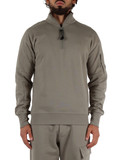TORTORA | Felpa in cotone con collo a zip TORTORA | Felpa in cotone con collo a zip