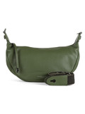 VERDE | Borsa a spalla in pelle martellata AISHA