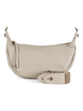 VERDE | Borsa a tracolla HELENA ROUND in pelle martellata