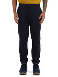 BLU SCURO | Pantalone sportivo regular fit in cotone felpato BLU SCURO | Pantalone sportivo regular fit in cotone felpato