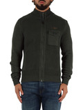 GRIGIO | Cardigan con zip in cotone GRIGIO | Cardigan con zip in cotone