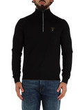 NERO | Maglia in lana merino con collo a zip NERO | Maglia in lana merino con collo a zip