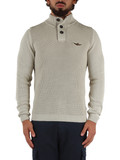 BEIGE | Maglia in cotone con bottoni al collo BEIGE | Maglia in cotone con bottoni al collo