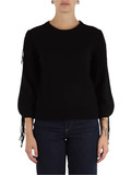 NERO | Maglia in misto viscosa con frange FALCO NERO | Maglia in misto viscosa con frange FALCO