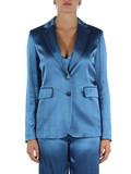 BLU CHIARO | Giacca FILARE1 in raso di viscosa stretch BLU CHIARO | Giacca FILARE1 in raso di viscosa stretch