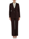 MARRONE | Tailleur pantalone ZOLLA in twill tecnico MARRONE | Tailleur pantalone ZOLLA in twill tecnico