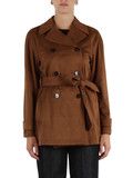 MARRONE | Giacca doppiopetto in ecosuede TEAM MARRONE | Giacca doppiopetto in ecosuede TEAM