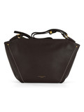 MARRONE | Borsa a spalla in pelle martellata BLOOM Medium MARRONE | Borsa a spalla in pelle martellata BLOOM Medium