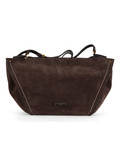 MARRONE | Borsa a spalla in suede BLOOM Large MARRONE | Borsa a spalla in suede BLOOM Large