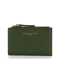 VERDE | Portafoglio in pelle martellata con scritta logo VERDE | Portafoglio in pelle martellata con scritta logo