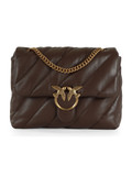 MARRONE | Borsa a tracolla in pelle trapuntata LOVE PUFF BIG CL. MARRONE | Borsa a tracolla in pelle trapuntata LOVE PUFF BIG CL.