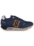 BLU | Sneakers in ecopelle e tessuto con patch logo BLU | Sneakers in ecopelle e tessuto con patch logo