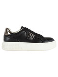 NERO | Sneakers in pelle YOKO 06 con placca logo NERO | Sneakers in pelle YOKO 06 con placca logo