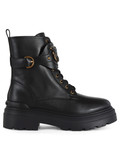 NERO | Anfibi in pelle MIA 07 con placca logo NERO | Anfibi in pelle MIA 07 con placca logo